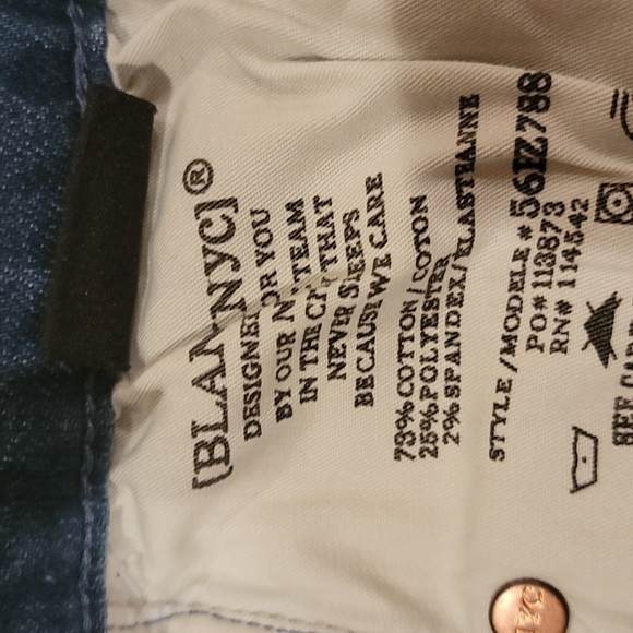 Blank NYC The Astor Brooklyn Baby Cut Off Raw Hem Distressed Shorts Size 26 - Picture 10 of 14